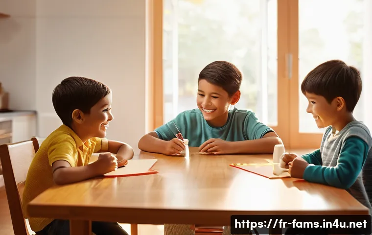 가족상담사가 꼭 알아야 할 심리 이론 - **Prompt 1: Harmonious Family Connection**
"A diverse family of four, including two adults and t...